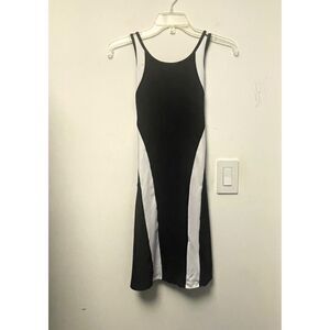 Back & White Dress Straps cris cross in back